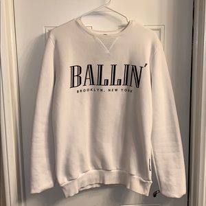 “Balmain” Ballin’ Pullover Sweatshirt